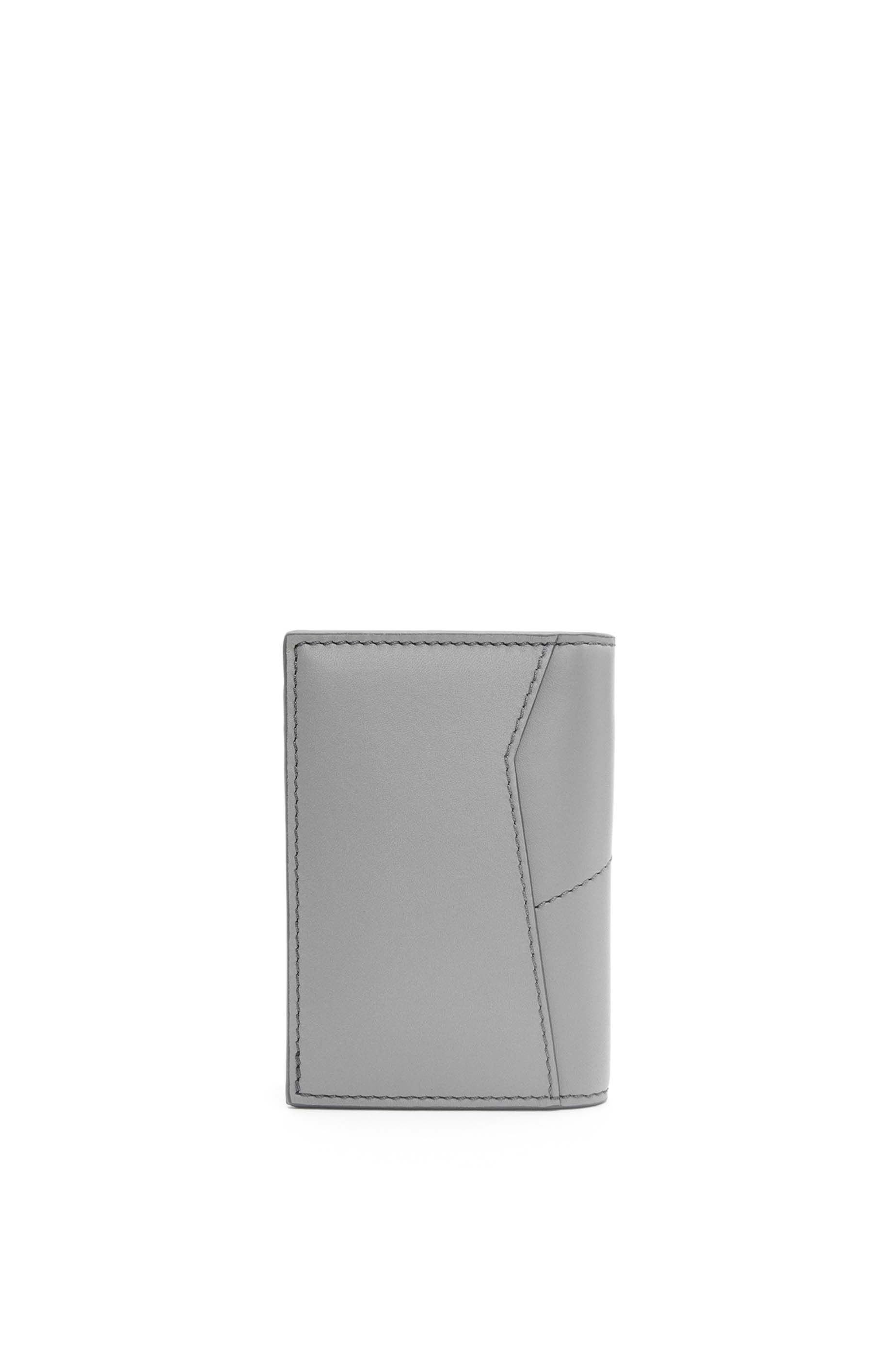Puzzle stitches bifold cardholder in smooth calfskin - 4