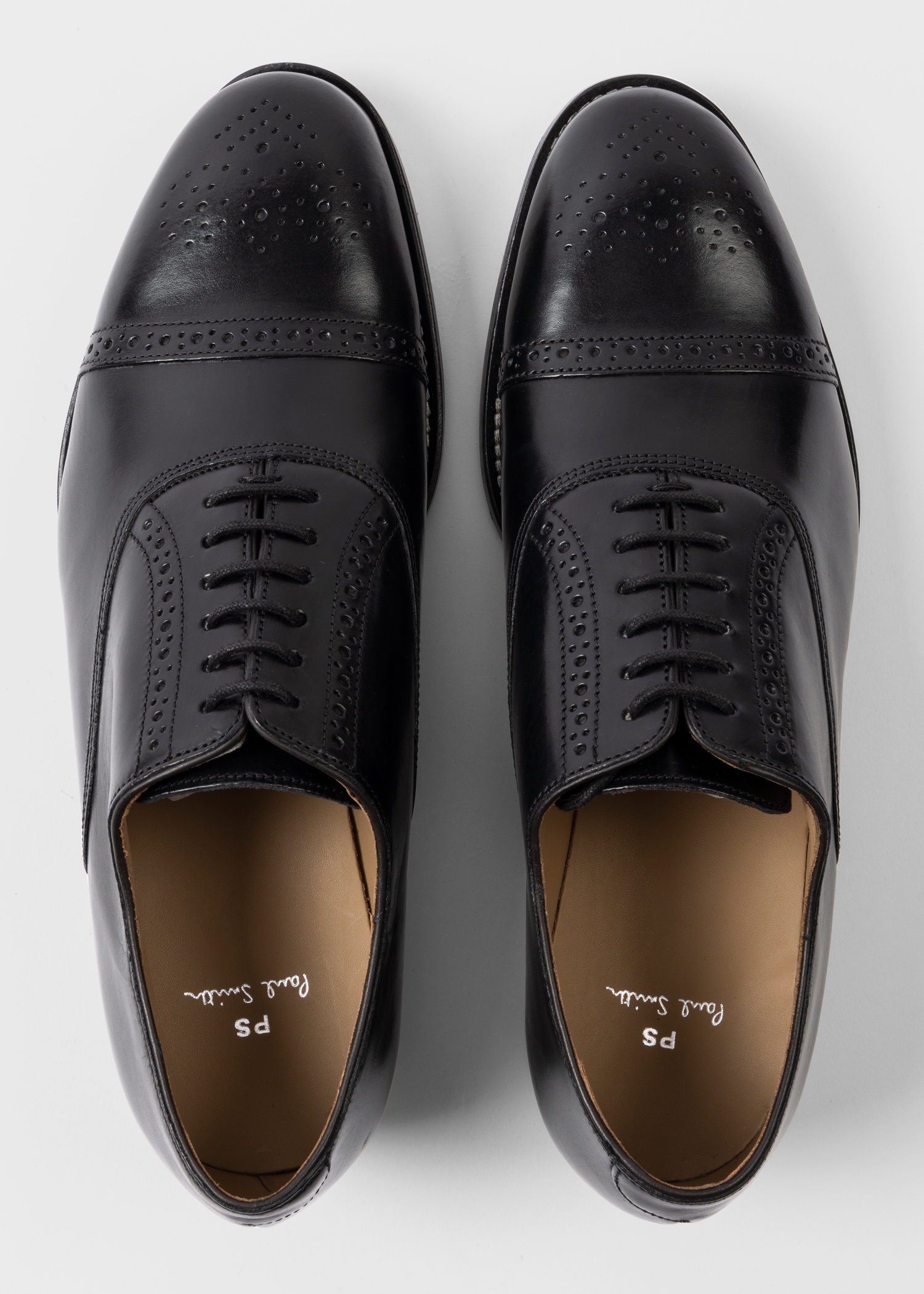 Black Leather 'Philip' Shoes - 3
