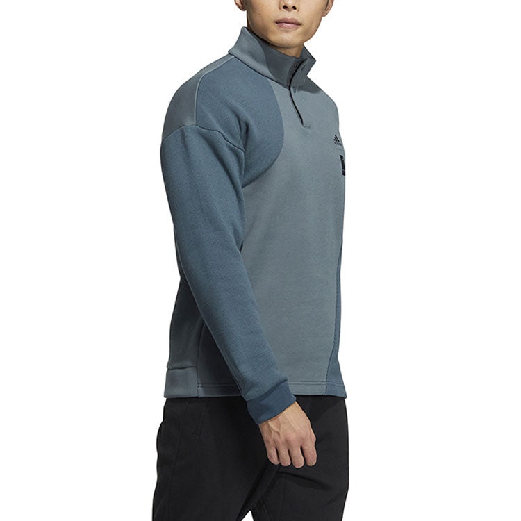 adidas WUJI Warm Sweatshirts 'Teal' HY5848 - 4