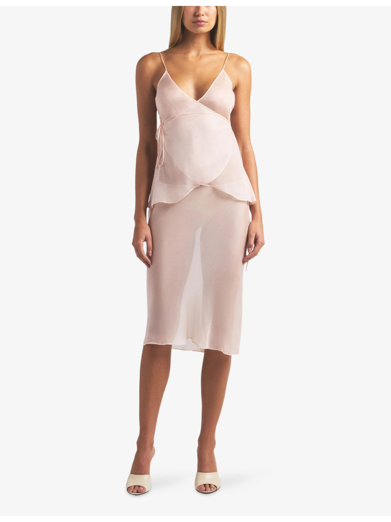 SKIMS Romance Wrap Silk Camisole Top outlook