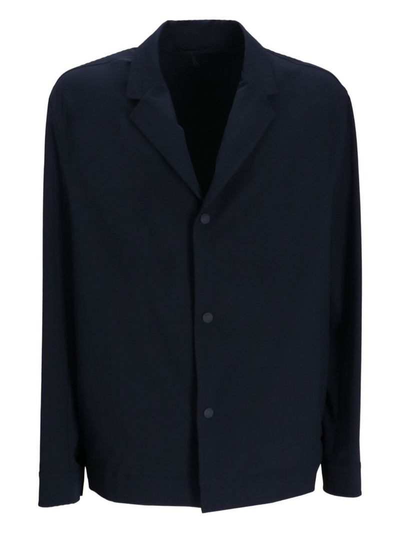 notched-collar button-up jacket 1