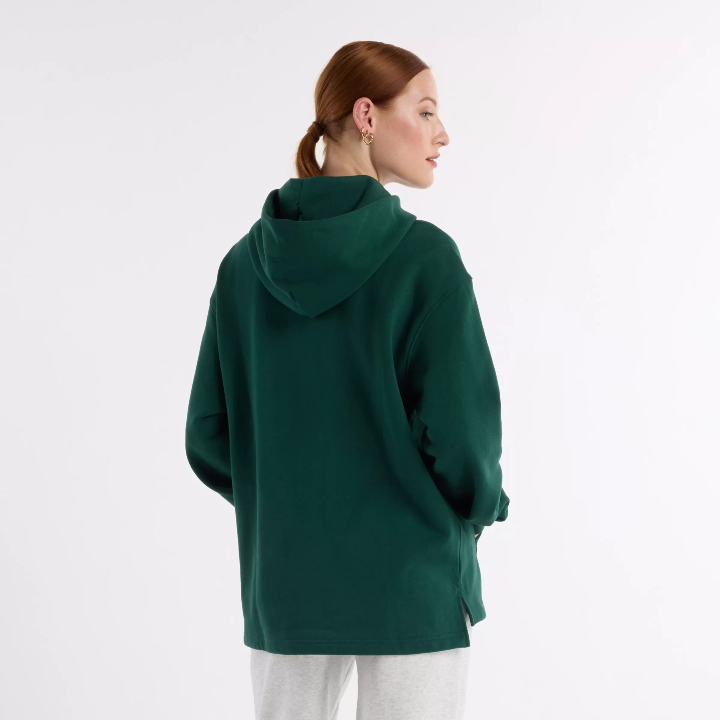 Embossed Graphic Fleece Hoodie - 4