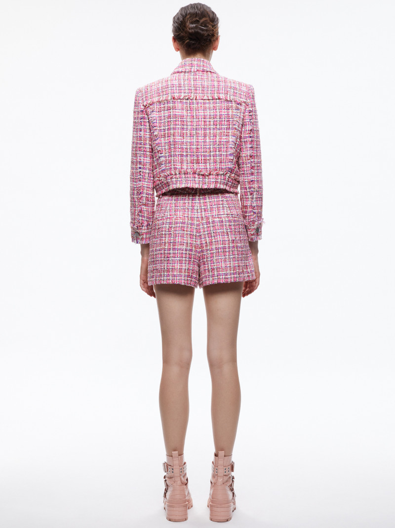 CHLOE TWEED CROPPED JACKET 3