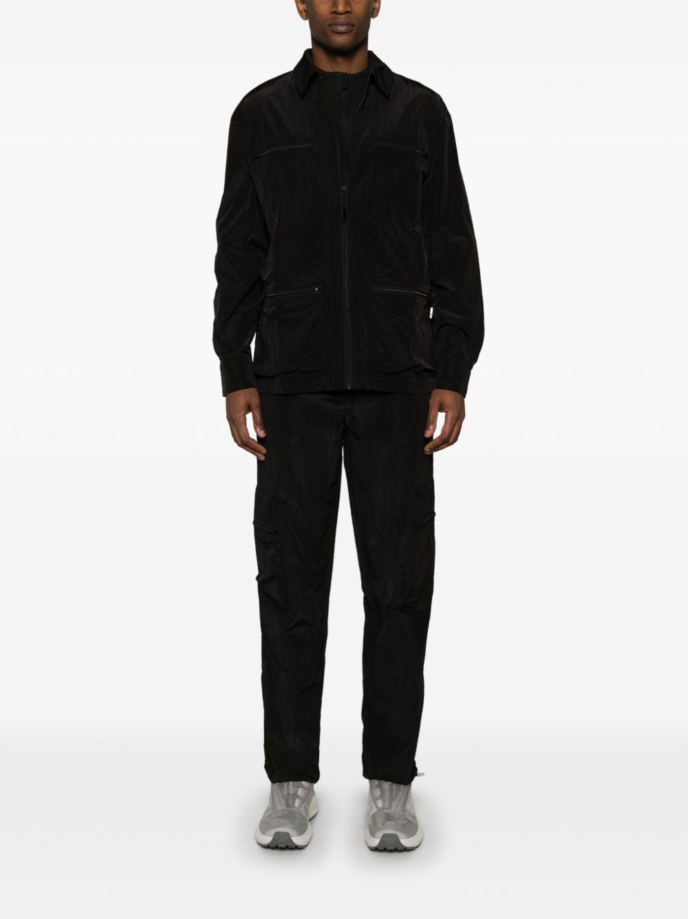 Kano crinkled-finish overshirt - 2