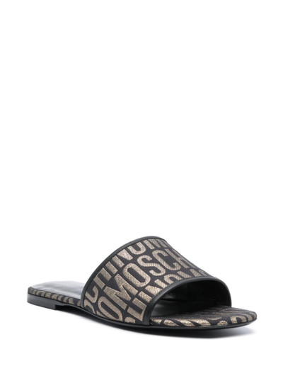 Moschino logo-jacquard sandals outlook