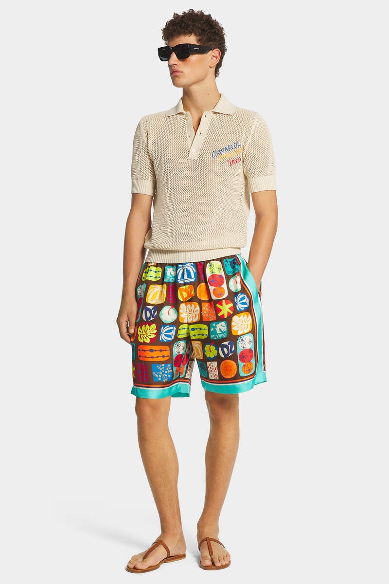 SUMMER LOVERS ELASTIC PRINTED BOXER SHORTS - 3