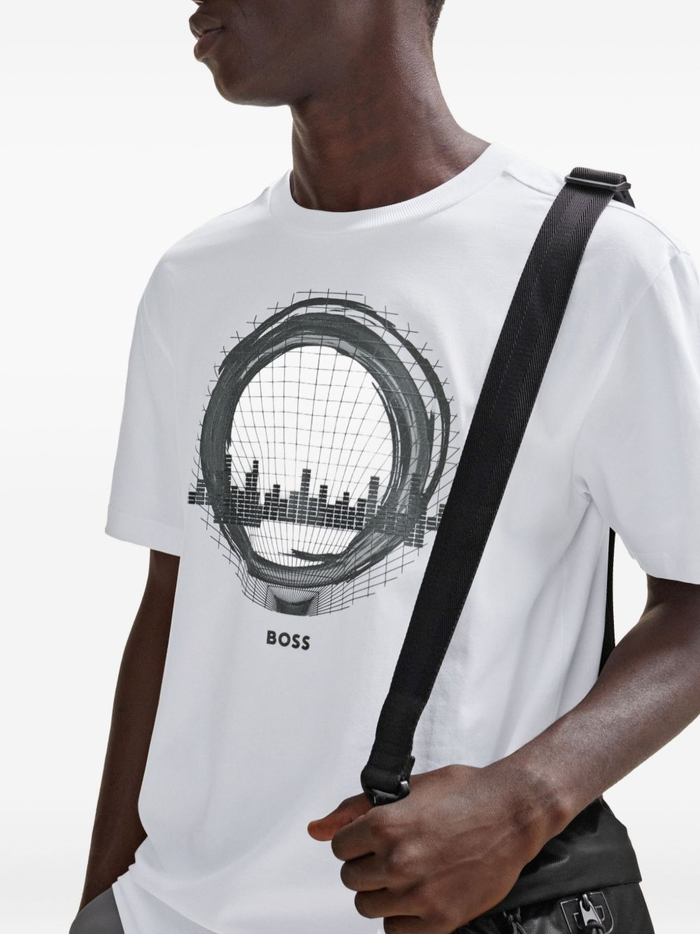 logo-raised T-shirt - 5
