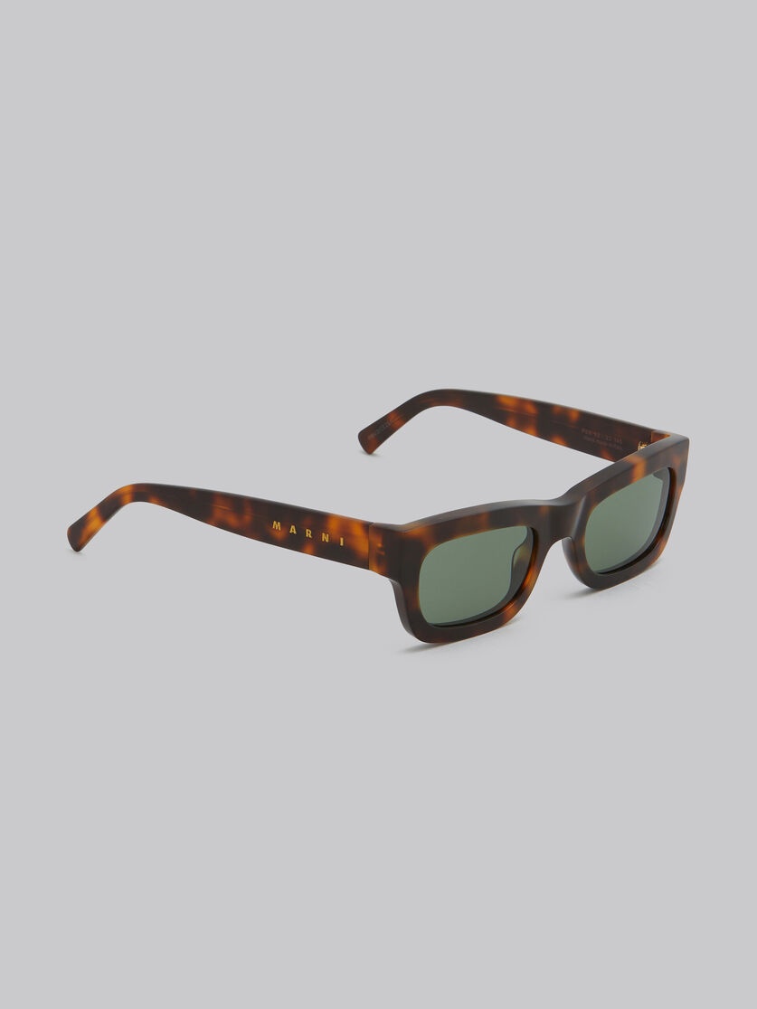 KAWASAN FALLS HAVANA ACETATE RECTANGULAR SUNGLASSES - 3