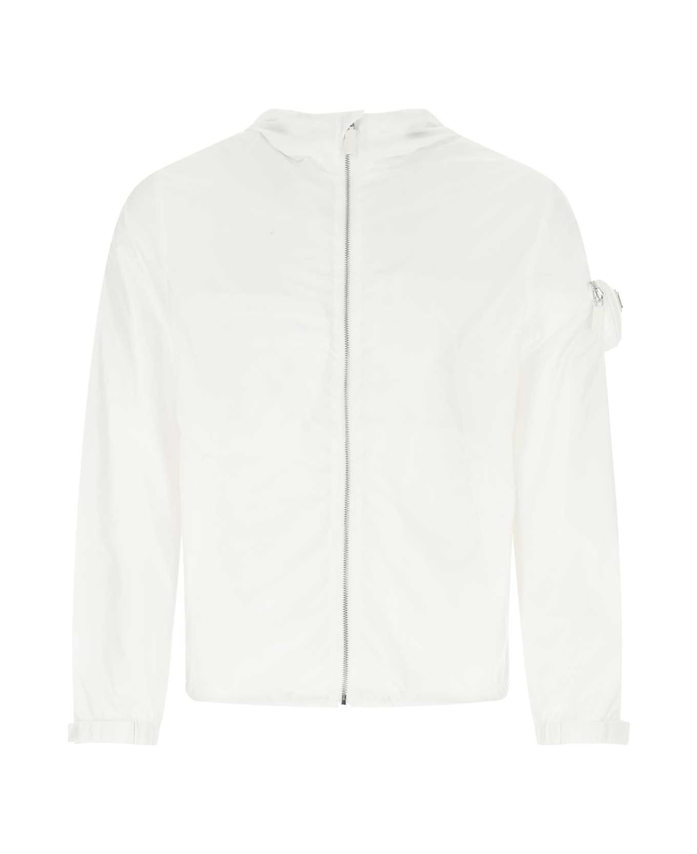 White Re-nylon Jacket - 1