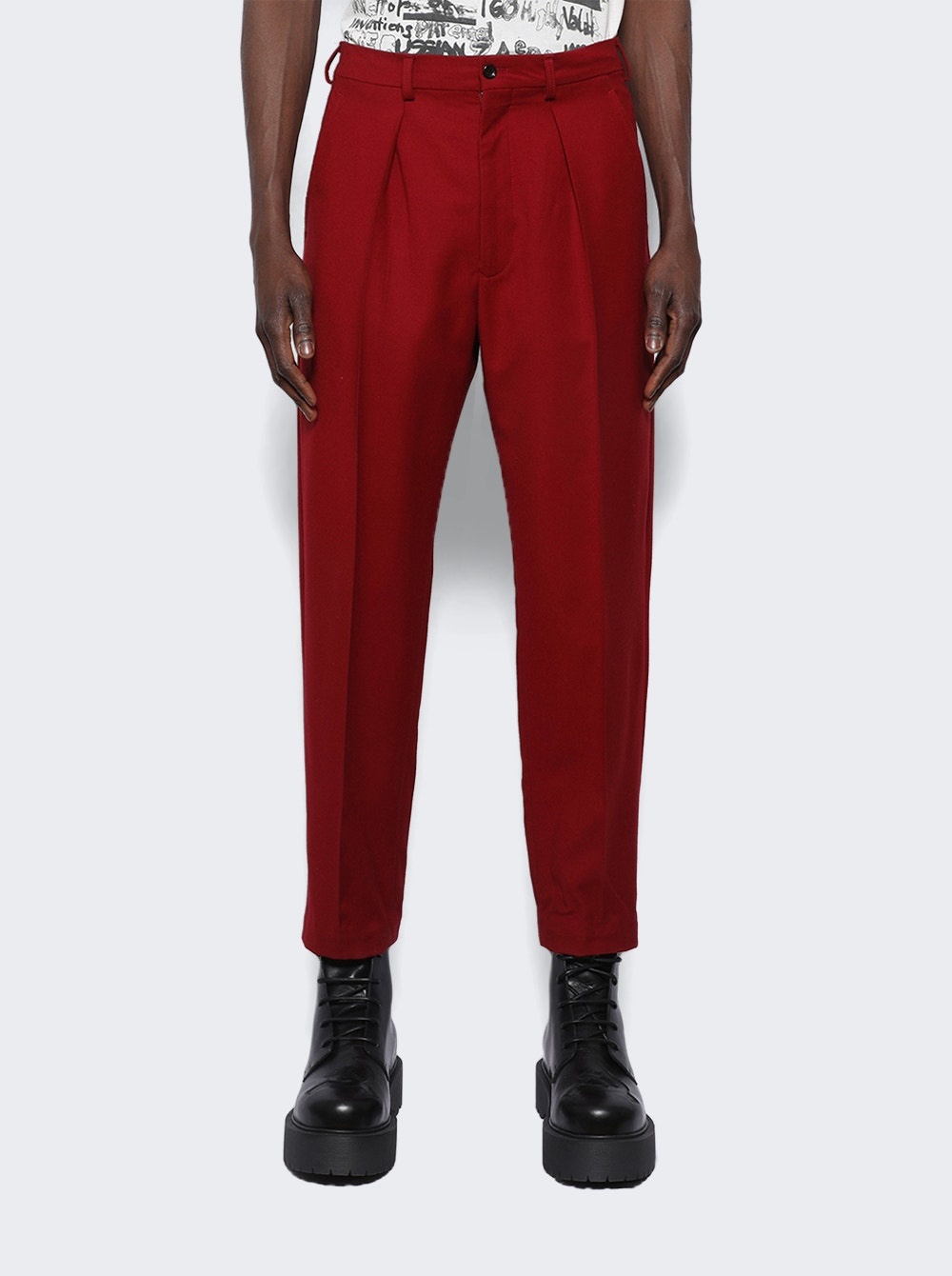 Solitaire Trouser Scarlet Red - 3