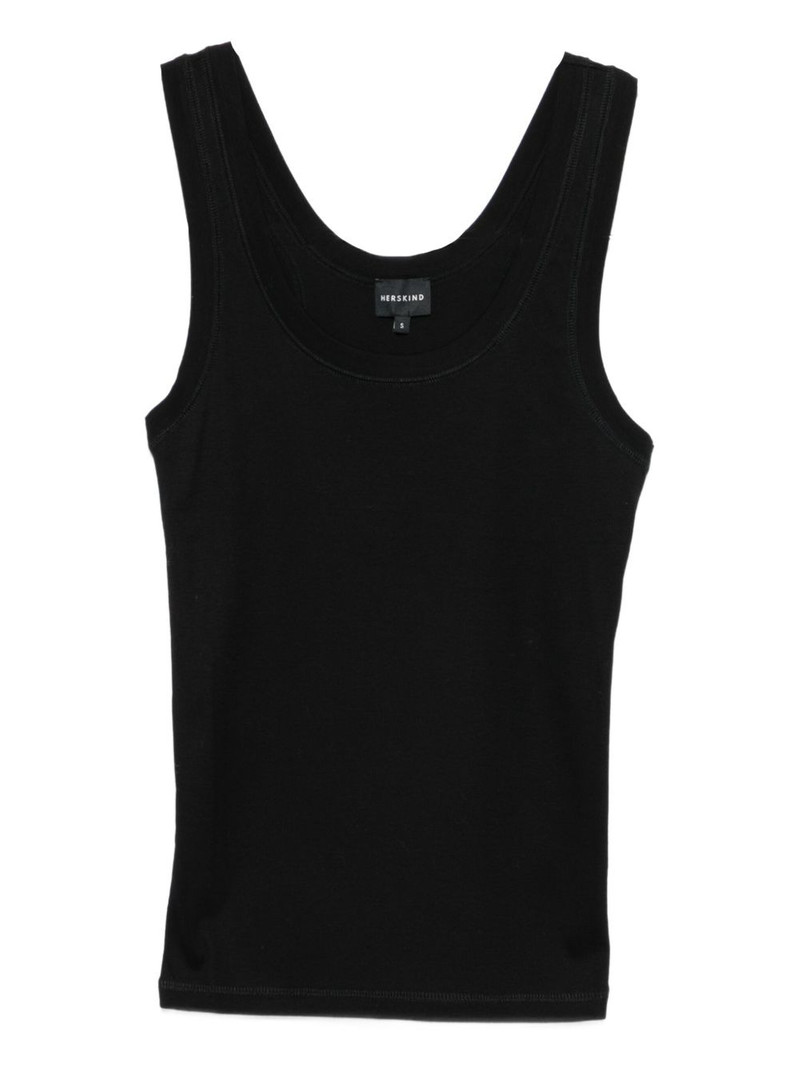 fine-ribbed tank top 1
