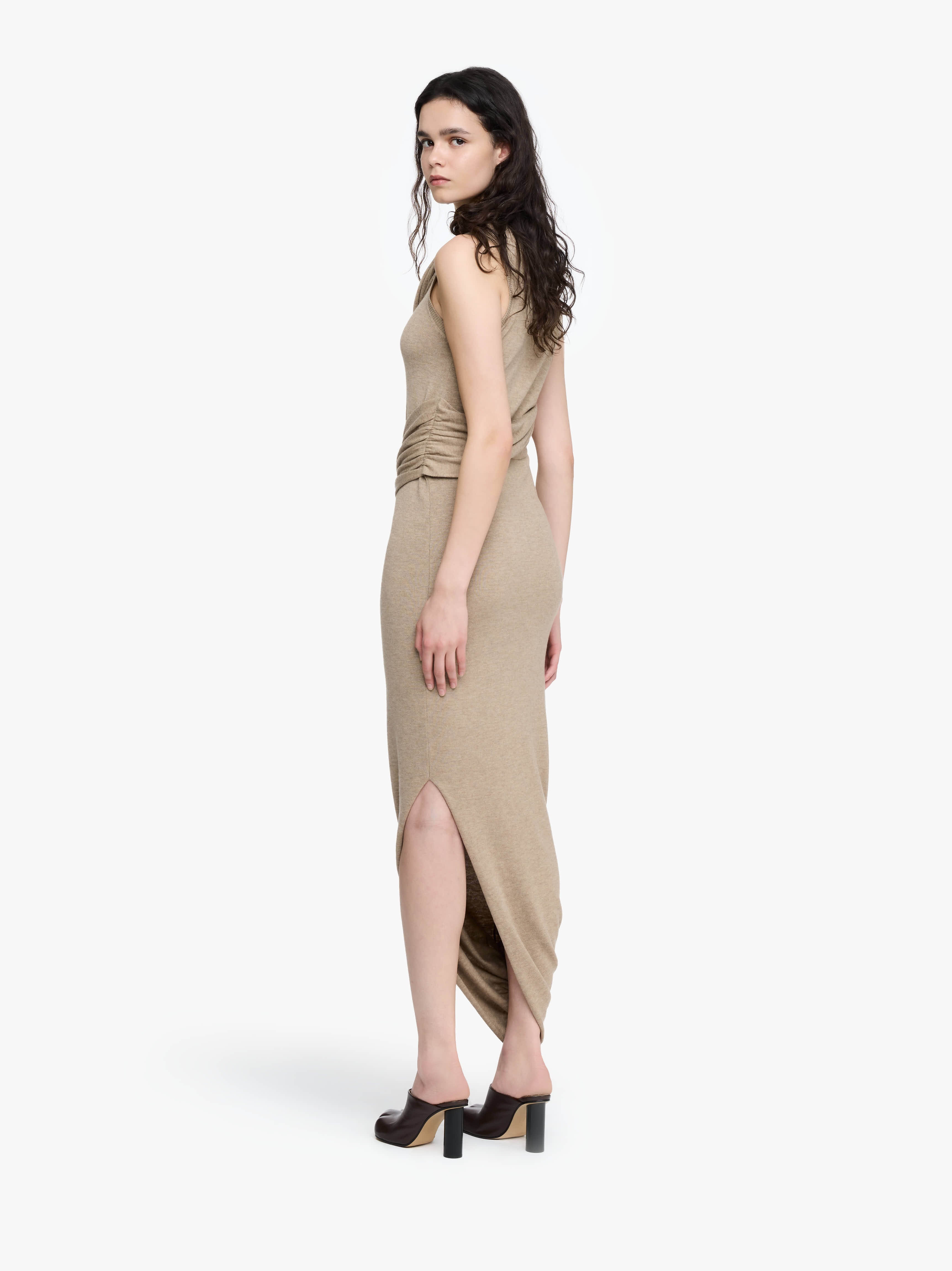 TIE DETAIL SLEEVELESS DRESS - 3