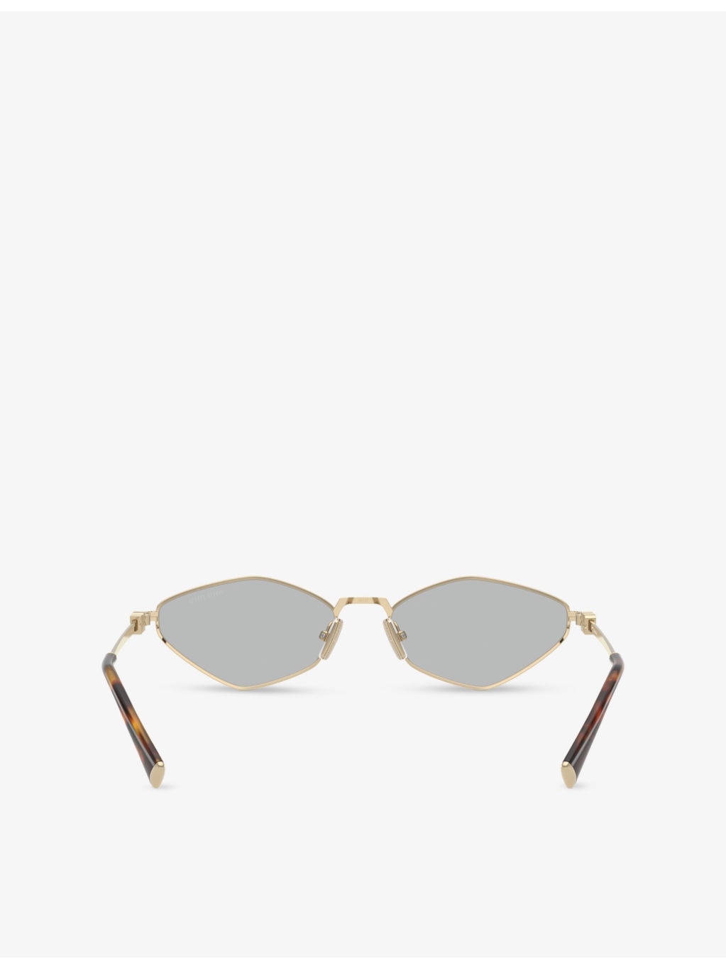 MU 56ZS Oval-Frame Metal Sunglasses - 4