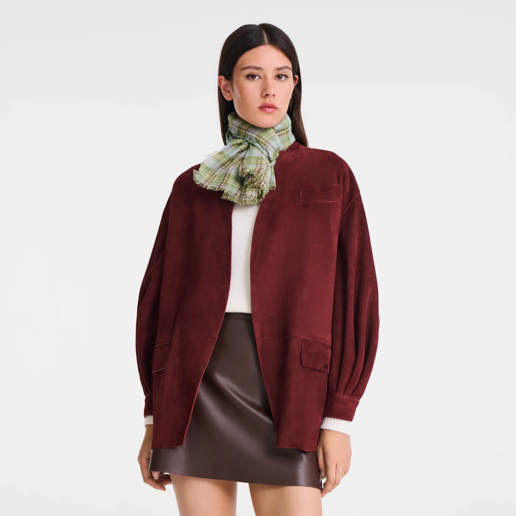 Éclat Chromatique Stole Khaki - Modal - 1