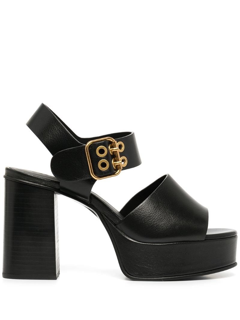 Lexy 100mm block-heel sandal - 1