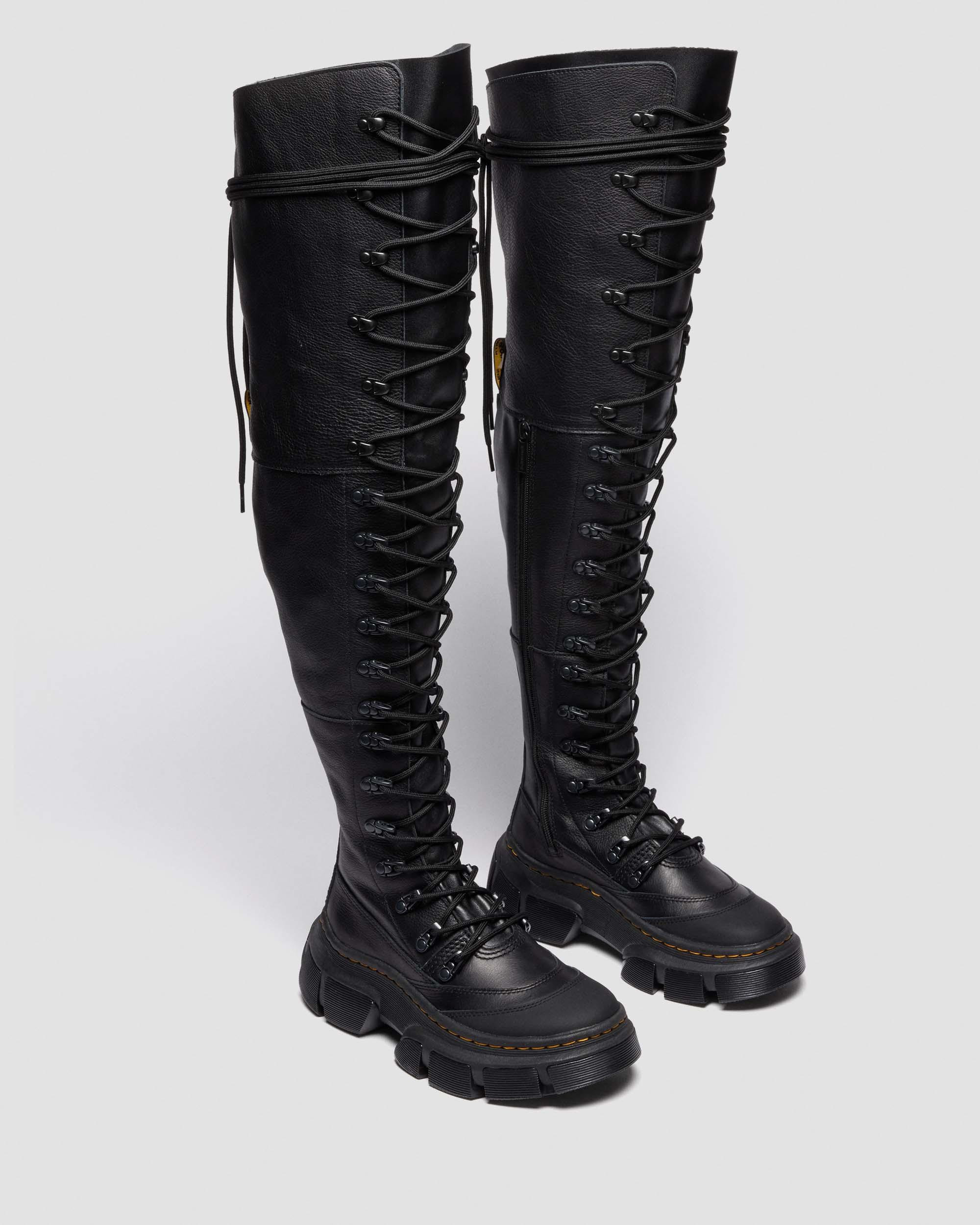 DMXL XTRM HI Extra Tall Soft Leather Platform Boots - 4