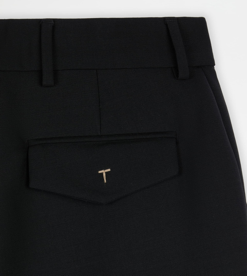 PANTS IN WOOL - BLACK 7