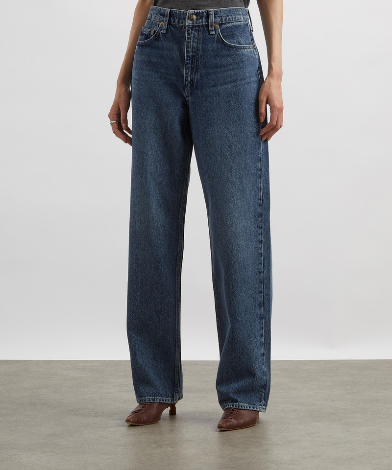 rag & bone Shea Relaxed Straight Jeans in Adeline outlook