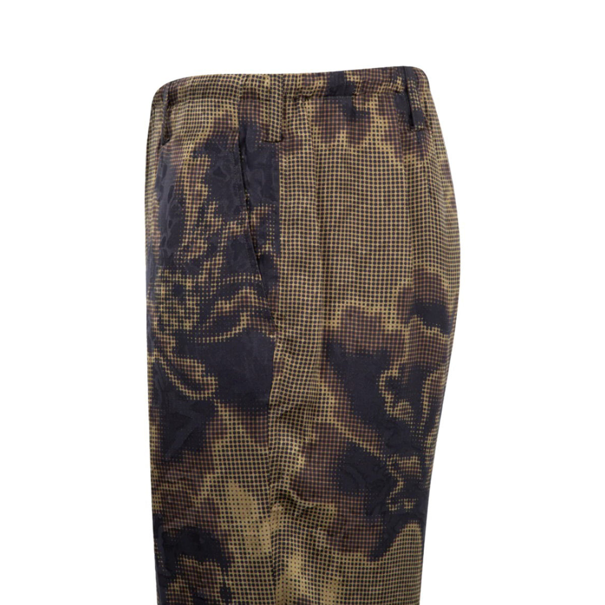 PRINTED PANTS (BROWN) - 3
