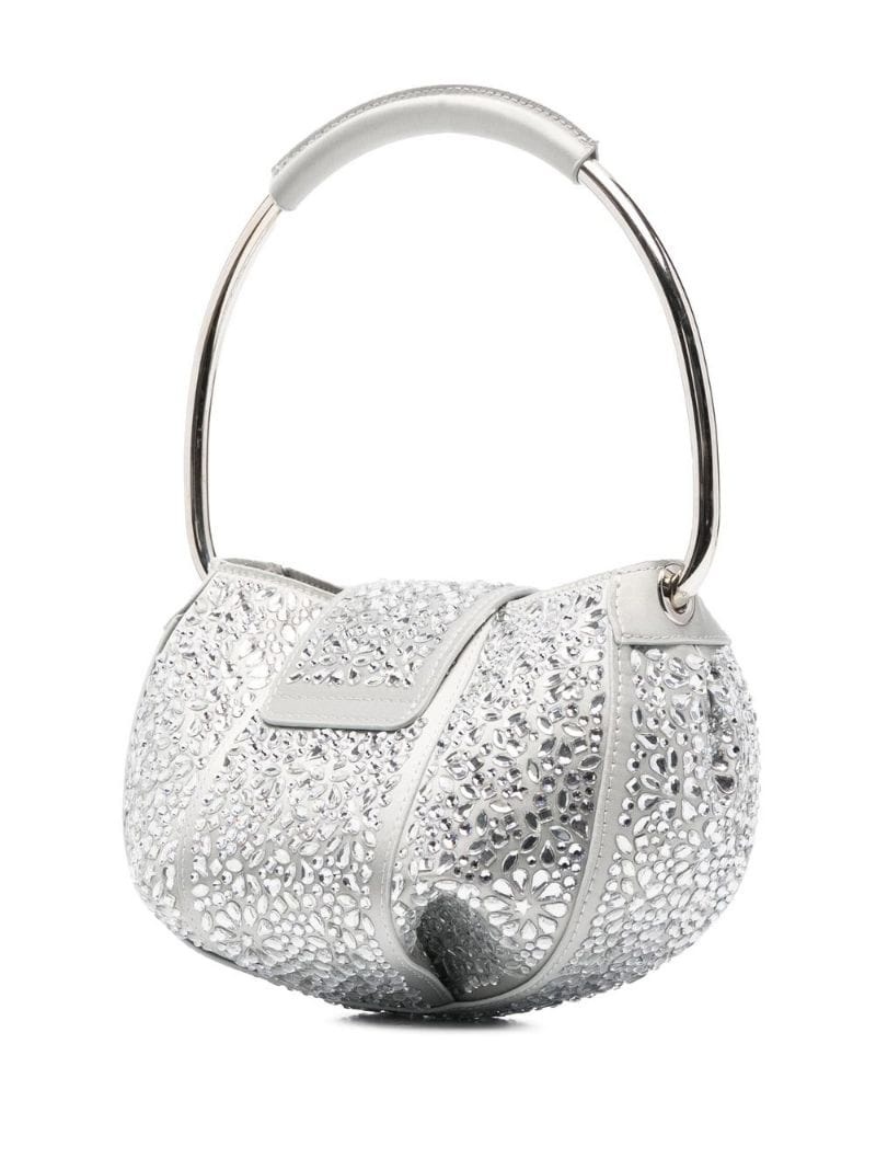 Ring crystal-embellished mini bag - 3