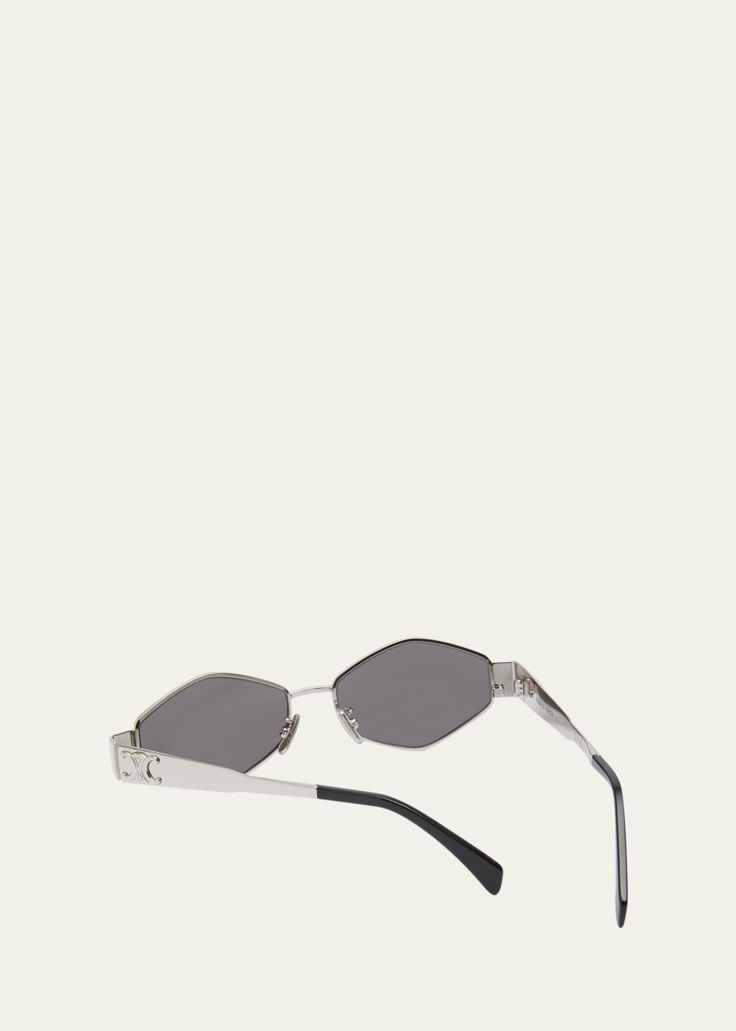 Triomphe Round Metal & Acetate Sunglasses - 3