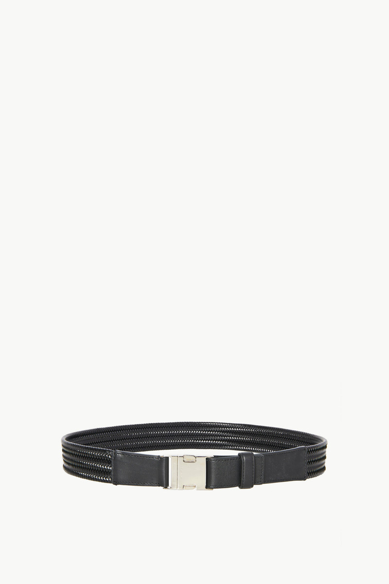 Alex Woven Belt in Leather 1