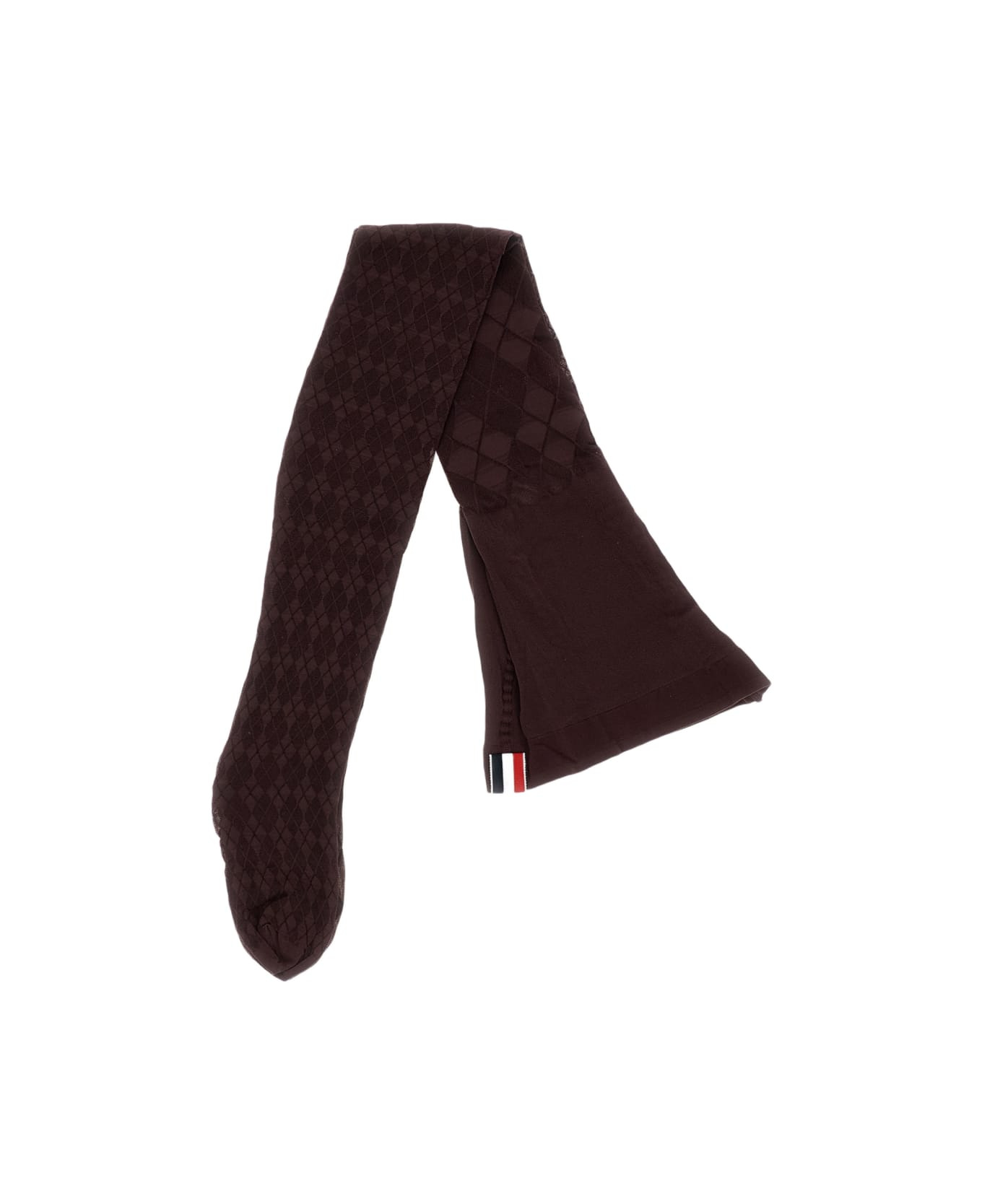 Fun Mix Argyle Sheer Tights W/ Mesh Panties - 1