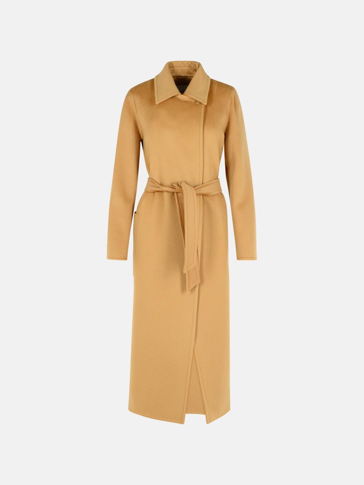 'ARTUR' BEIGE CASHMERE COAT - 1