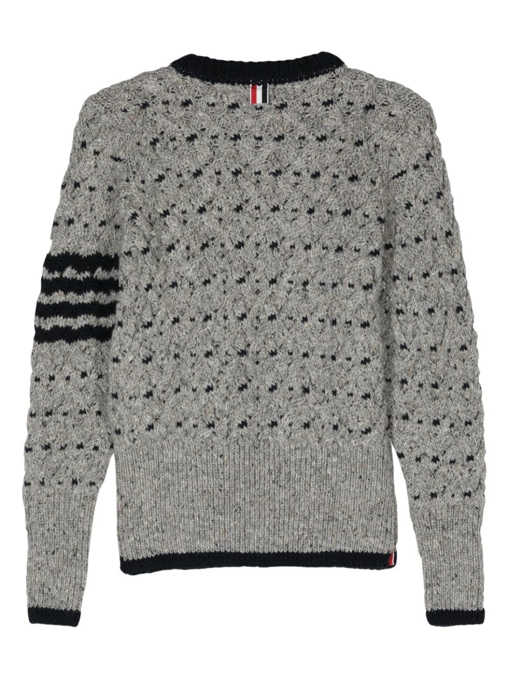 4-Bar cable-knit jumper - 2