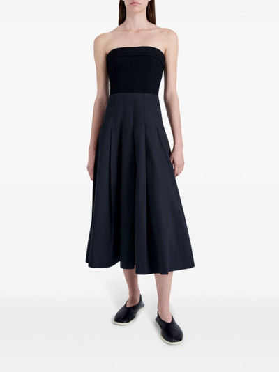 Proenza Schouler strapless cotton midi dress outlook