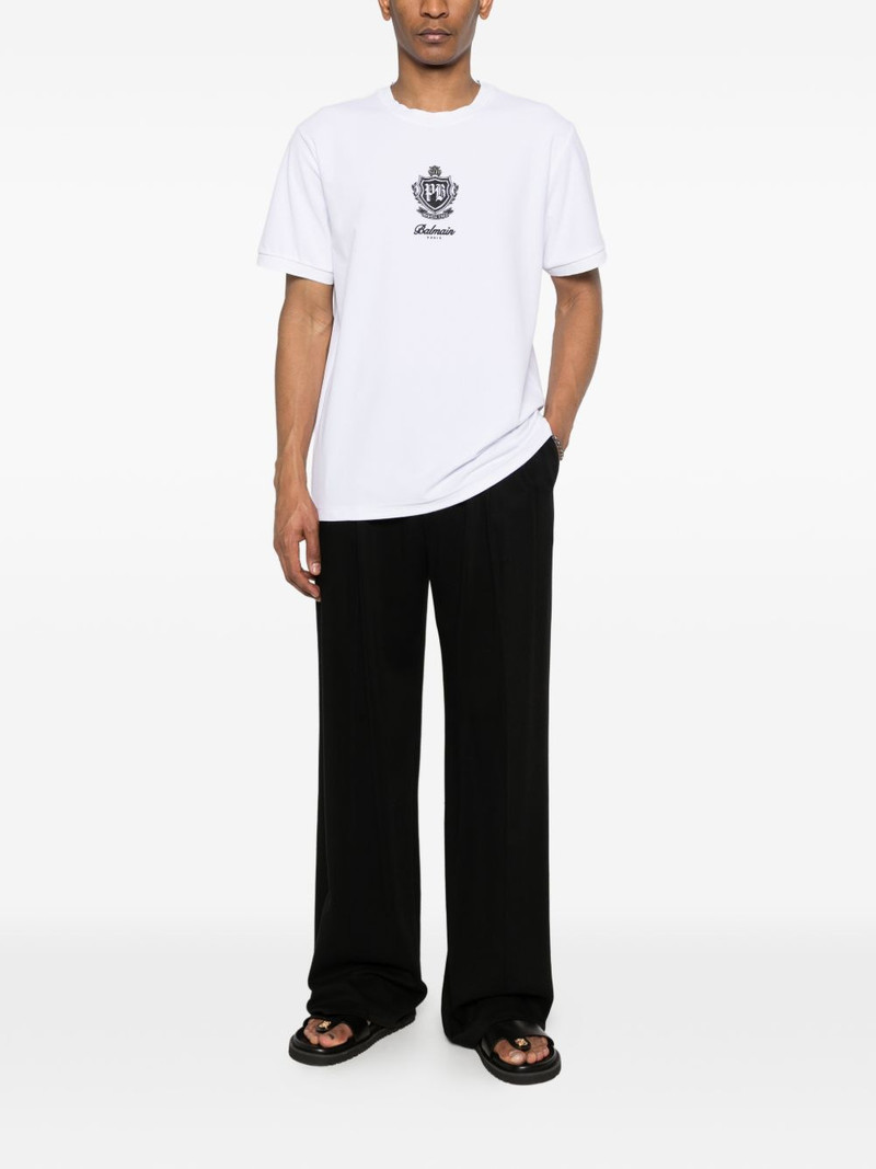 Balmain logo-embroidered T-shirt outlook