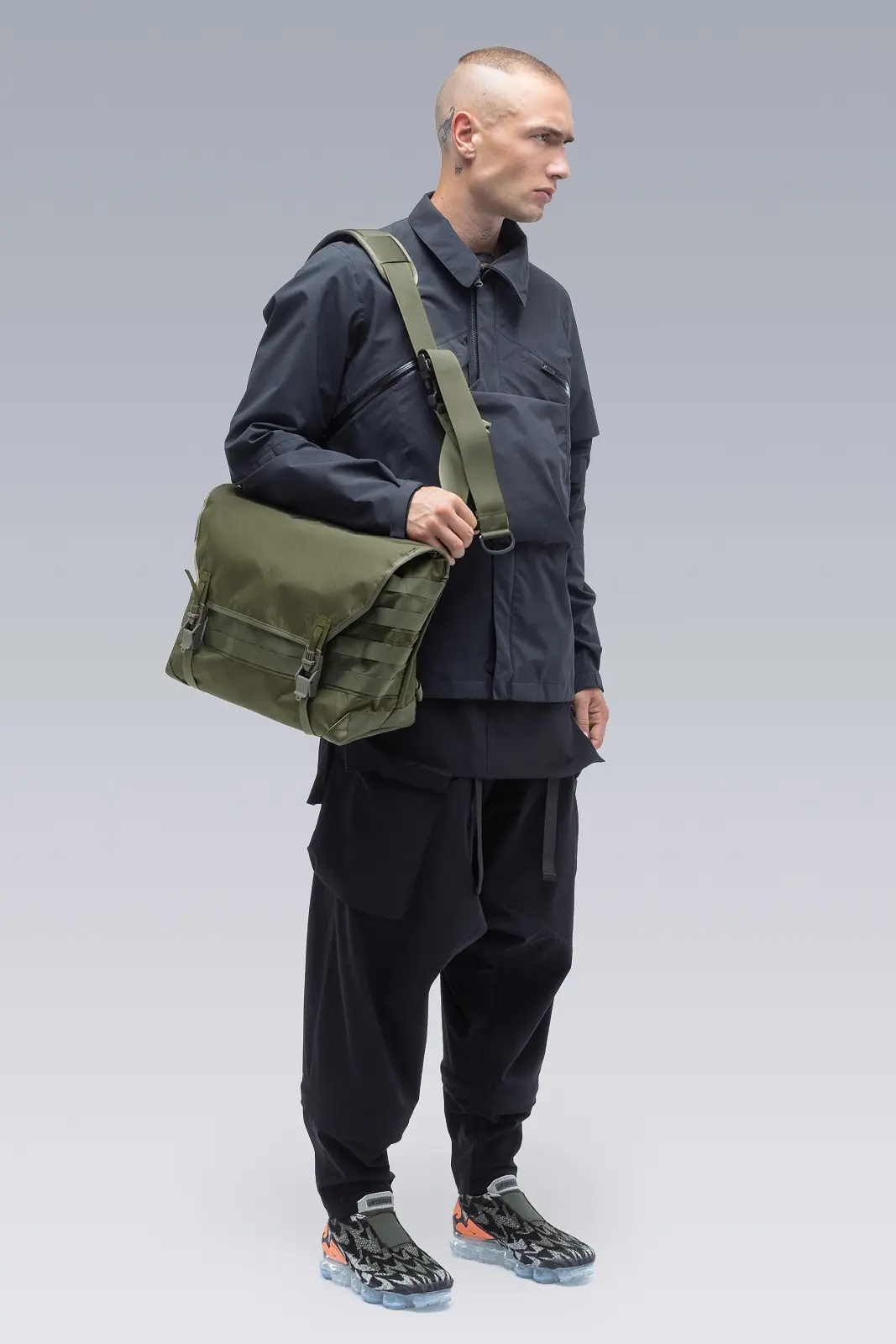 3A-13TS Tec Sys Messenger Einsatztasche Olive - 16