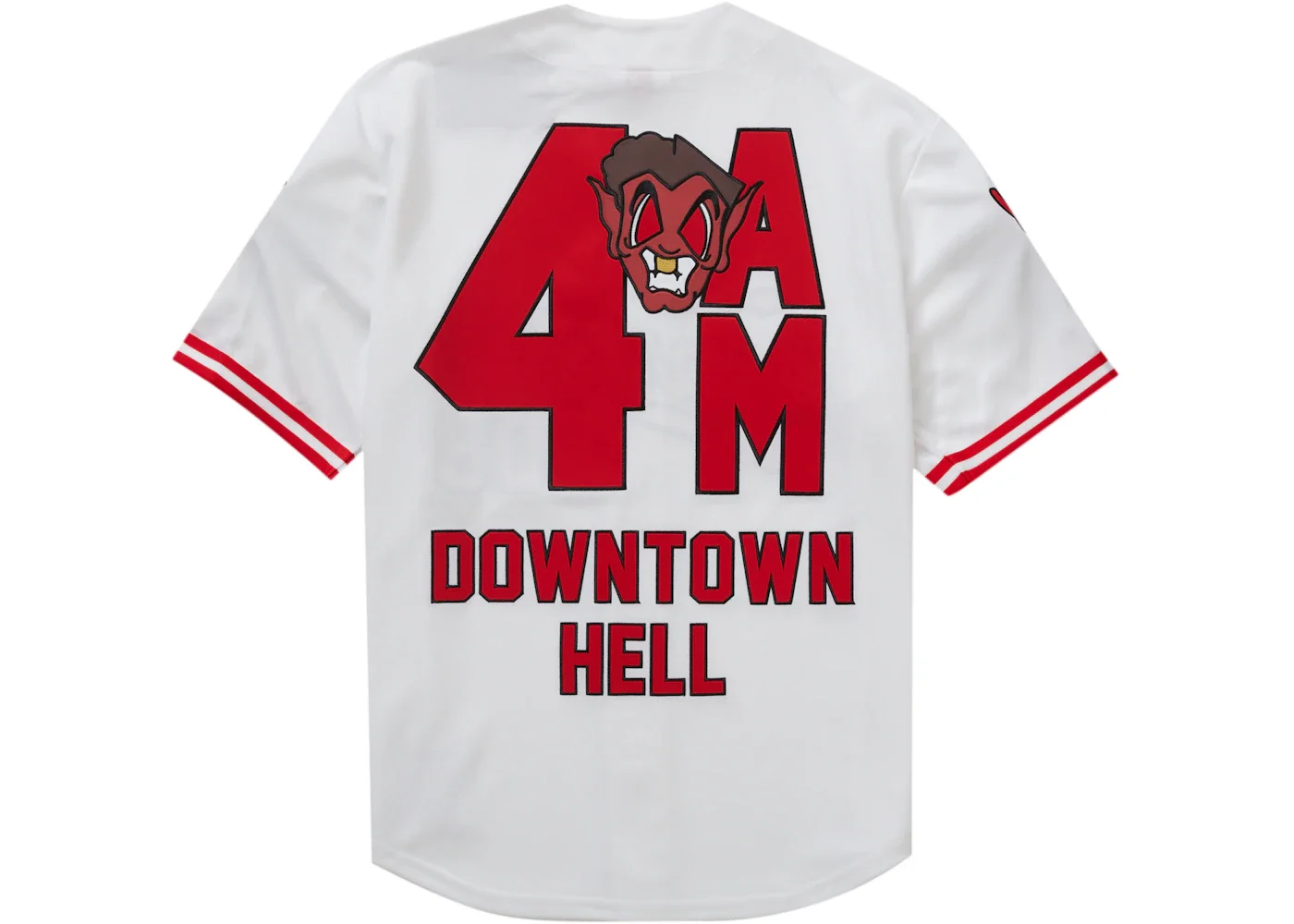 Supreme Supreme Mitchell & Ness Downtown Hell Baseball Jersey 