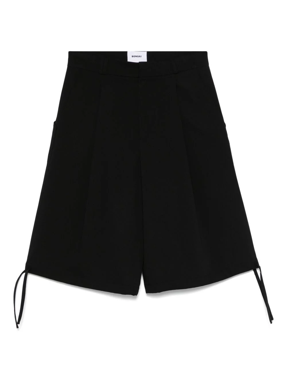 drawstring-hem shorts - 1