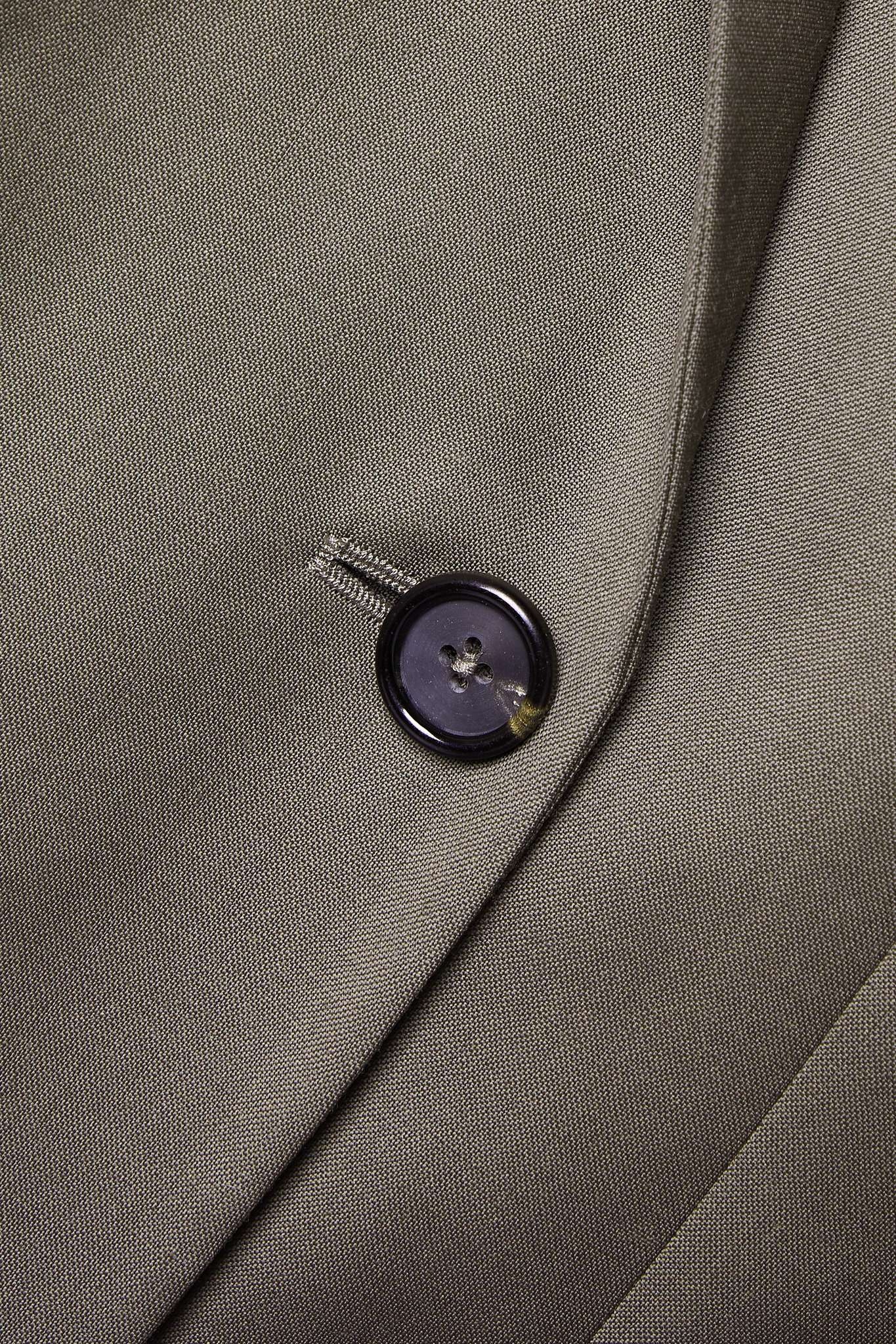 Double-breasted wool blazer - 5