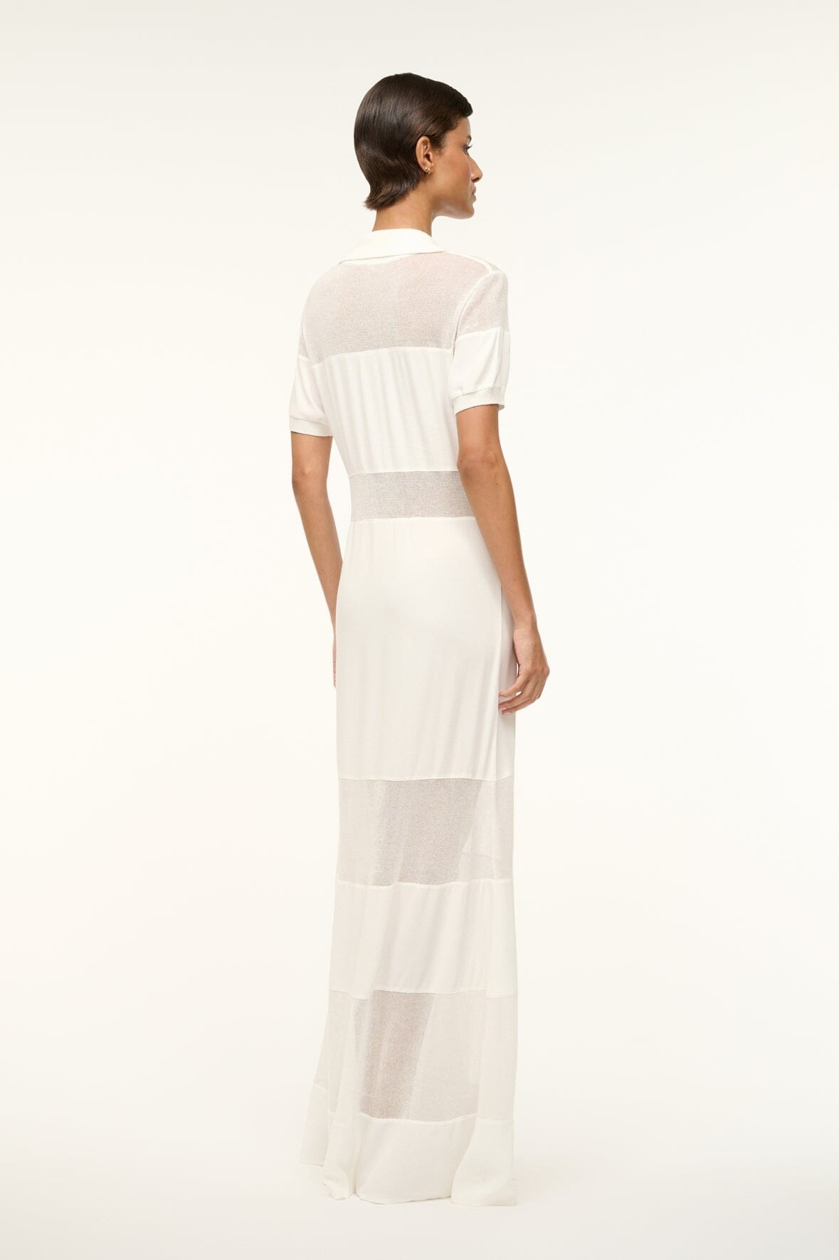 STAUD STAUD QUAINT DRESS WHITE | REVERSIBLE