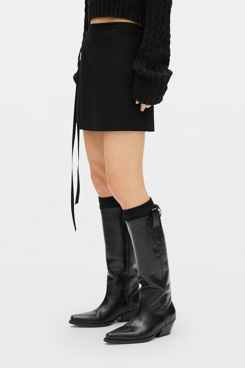 Ann Demeulemeester Jolien Mini Wrap Skirt outlook