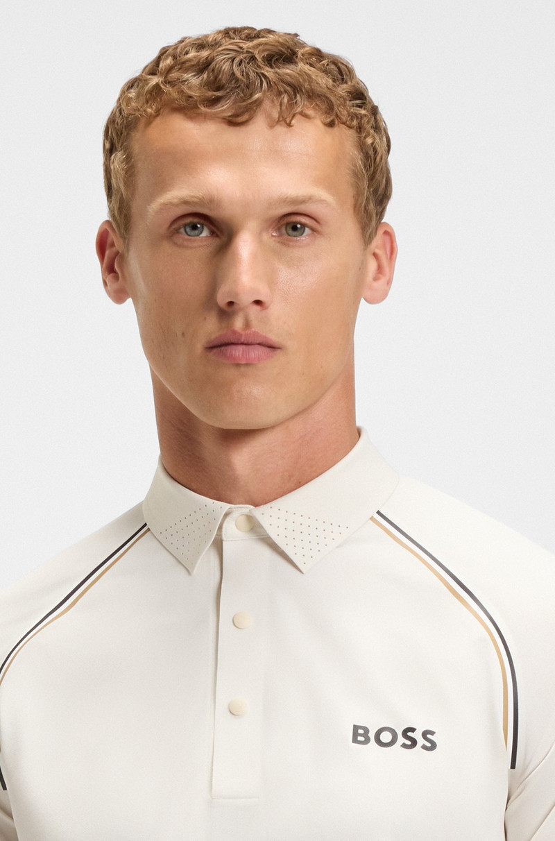 ACTIVE SIGNATURE-STRIPE POLO SHIRT WITH ODOUR CONTROL 3
