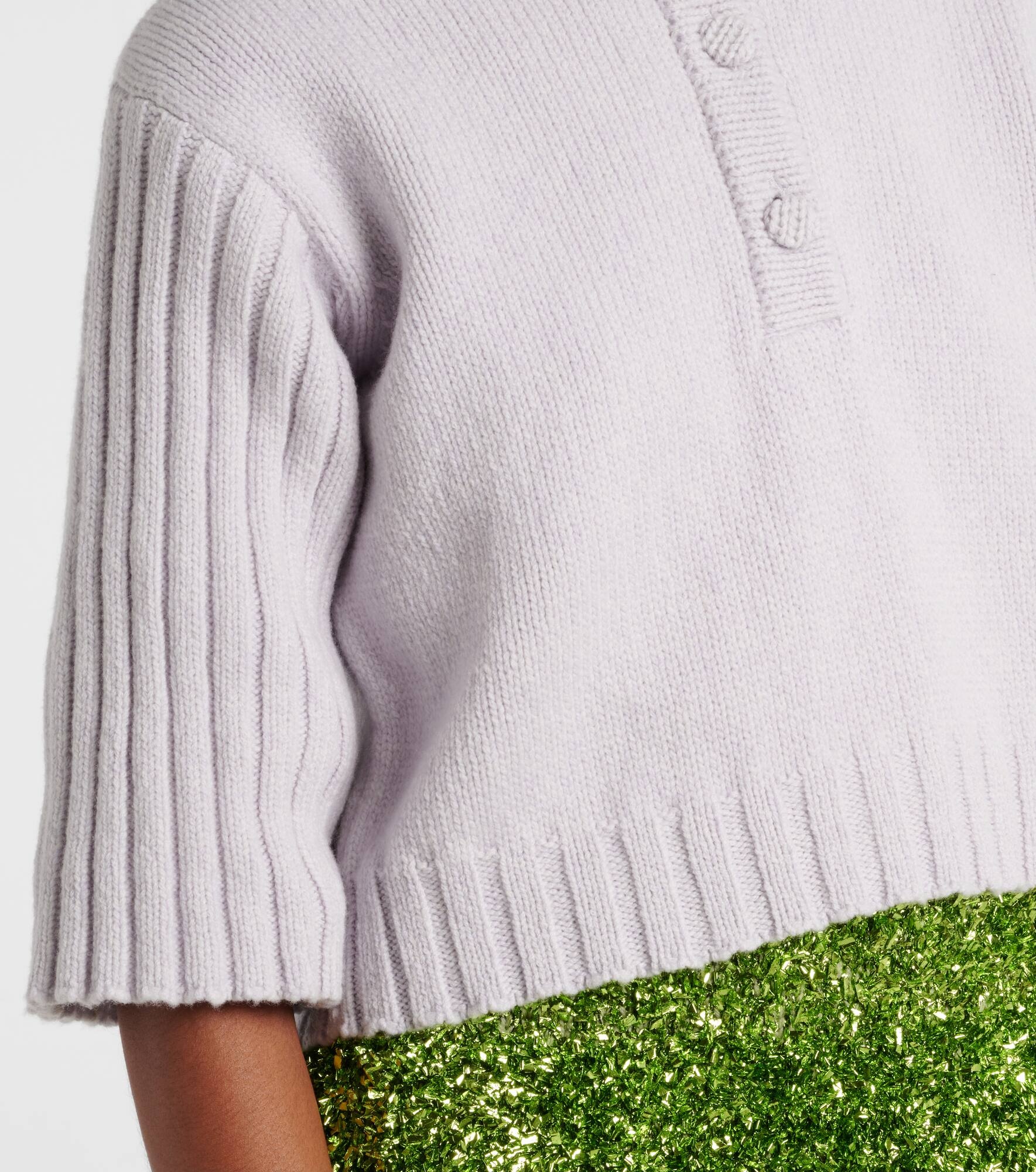 Wool and cashmere sweater - 5