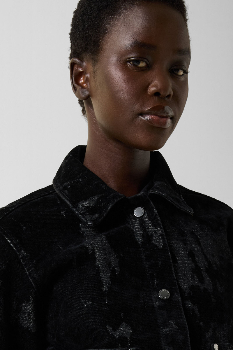 Lore Denim Jacket in Black 5