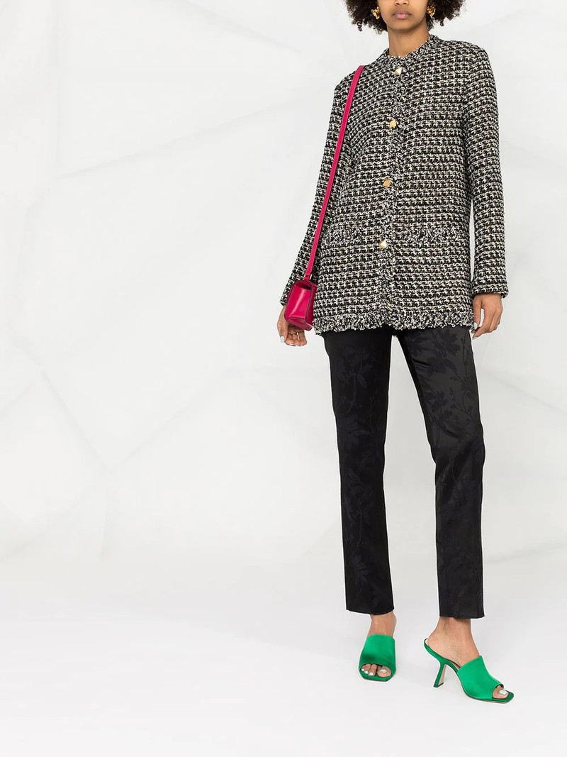 Valentino tweed sequin embellished jacket outlook