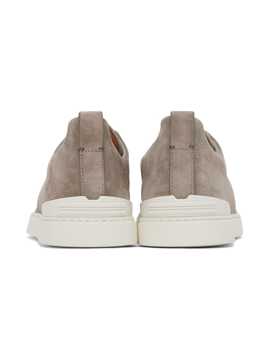 Gray Triple Stitch Sneakers - 2