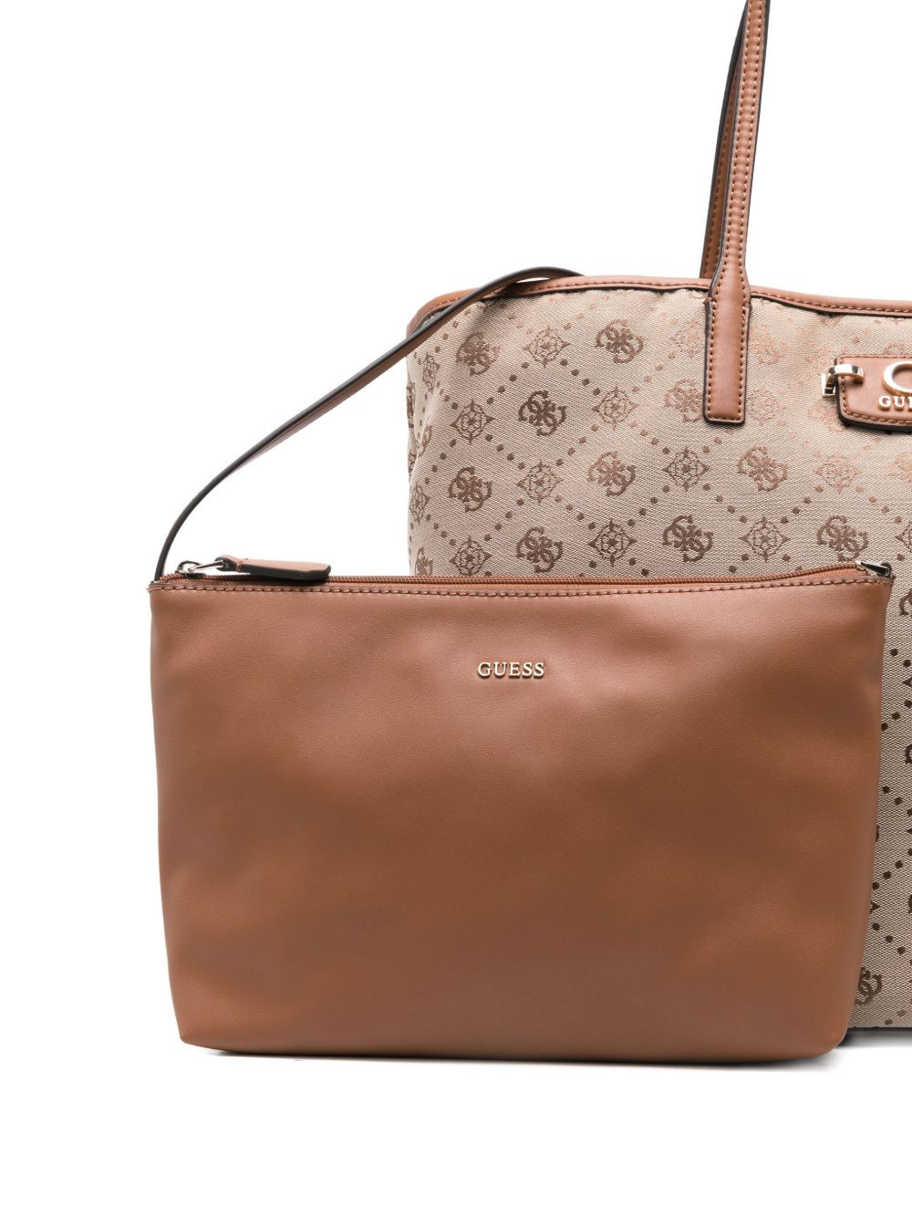 logo-plaque monogram tote bag - 3