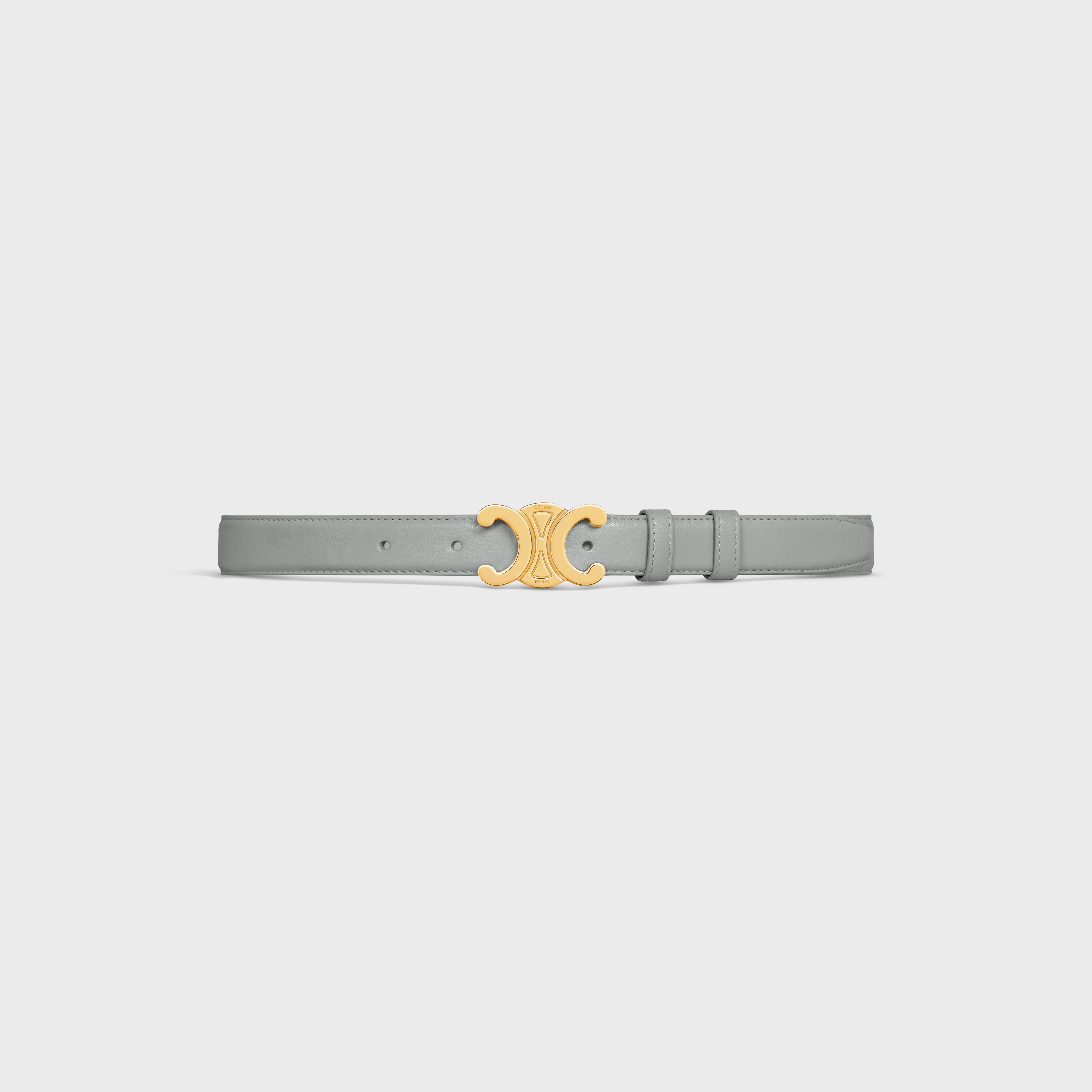 Medium Triomphe Belt in Taurillon Leather - 1