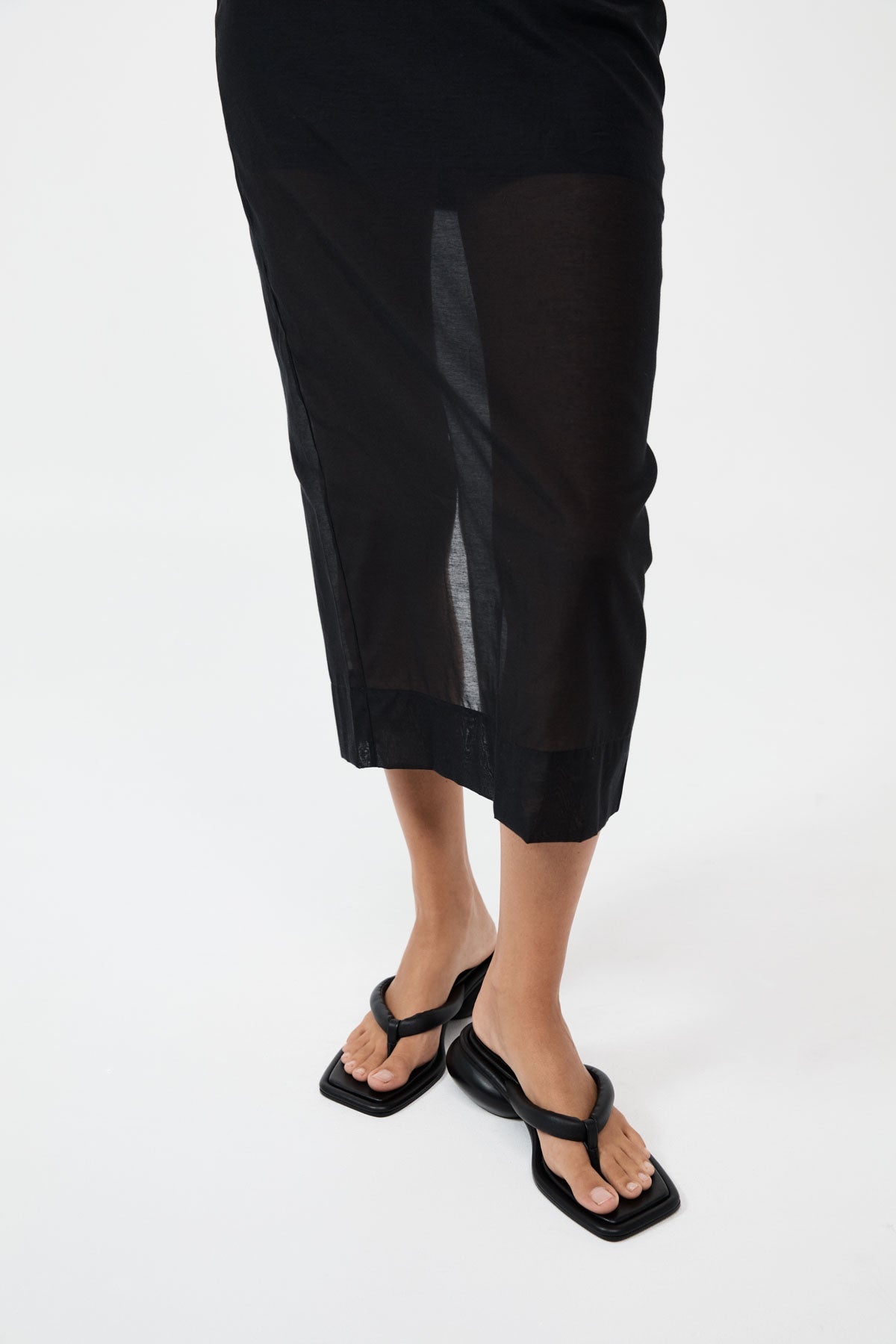Flip Flop Dome Heel - Black - 3