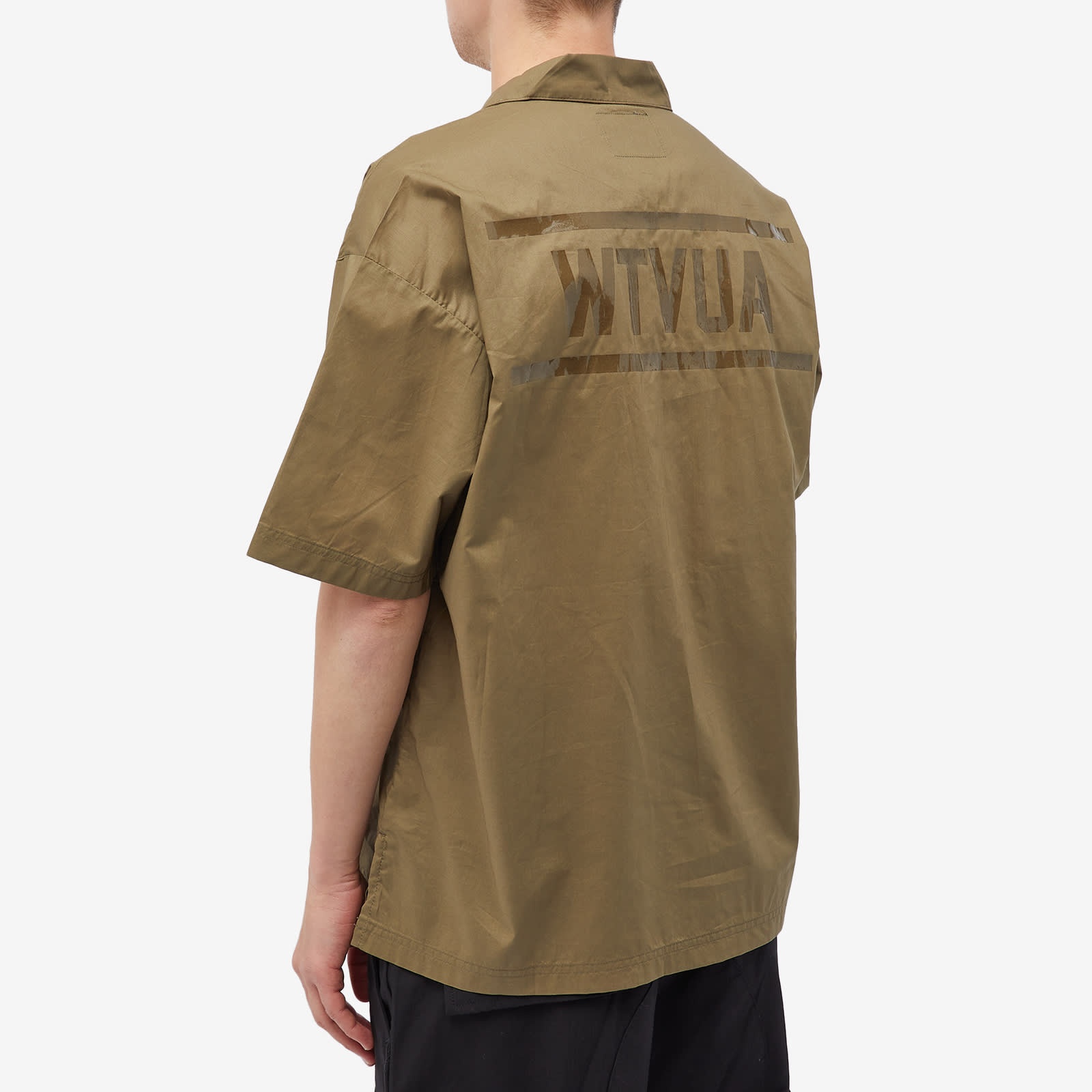 WTAPS 03 WTVUA Short Sleeve Back Print Shirt - 3