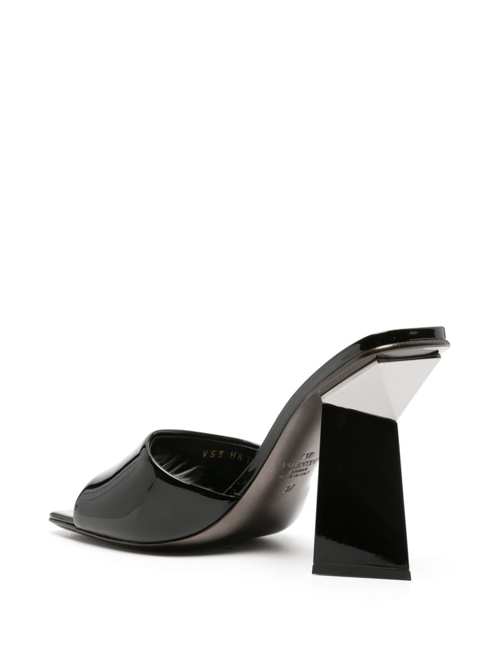 One Stud Hyper 105mm patent sandals - 3