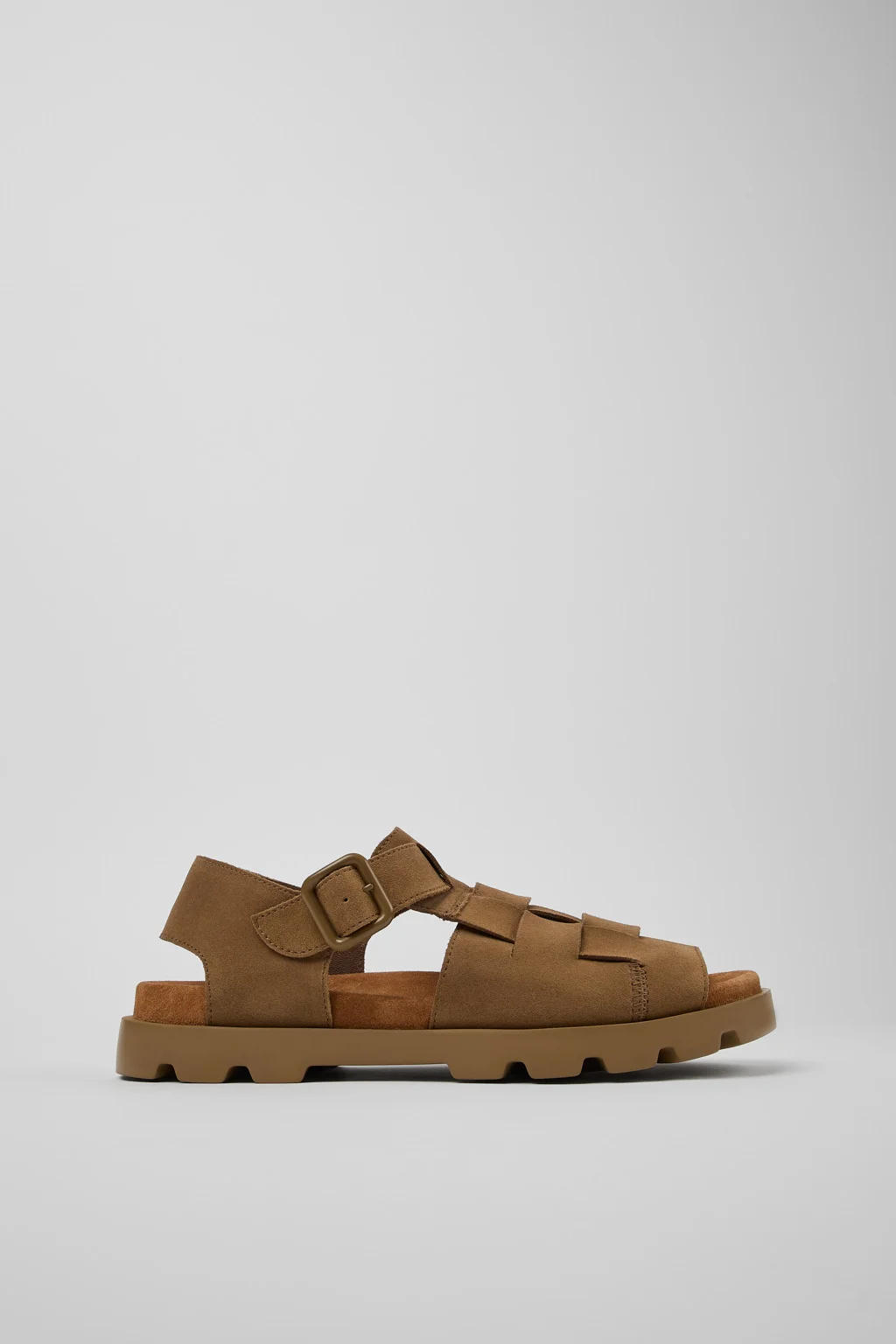 Brutus Sandal Brown Nubuck Sandal for Men - 1