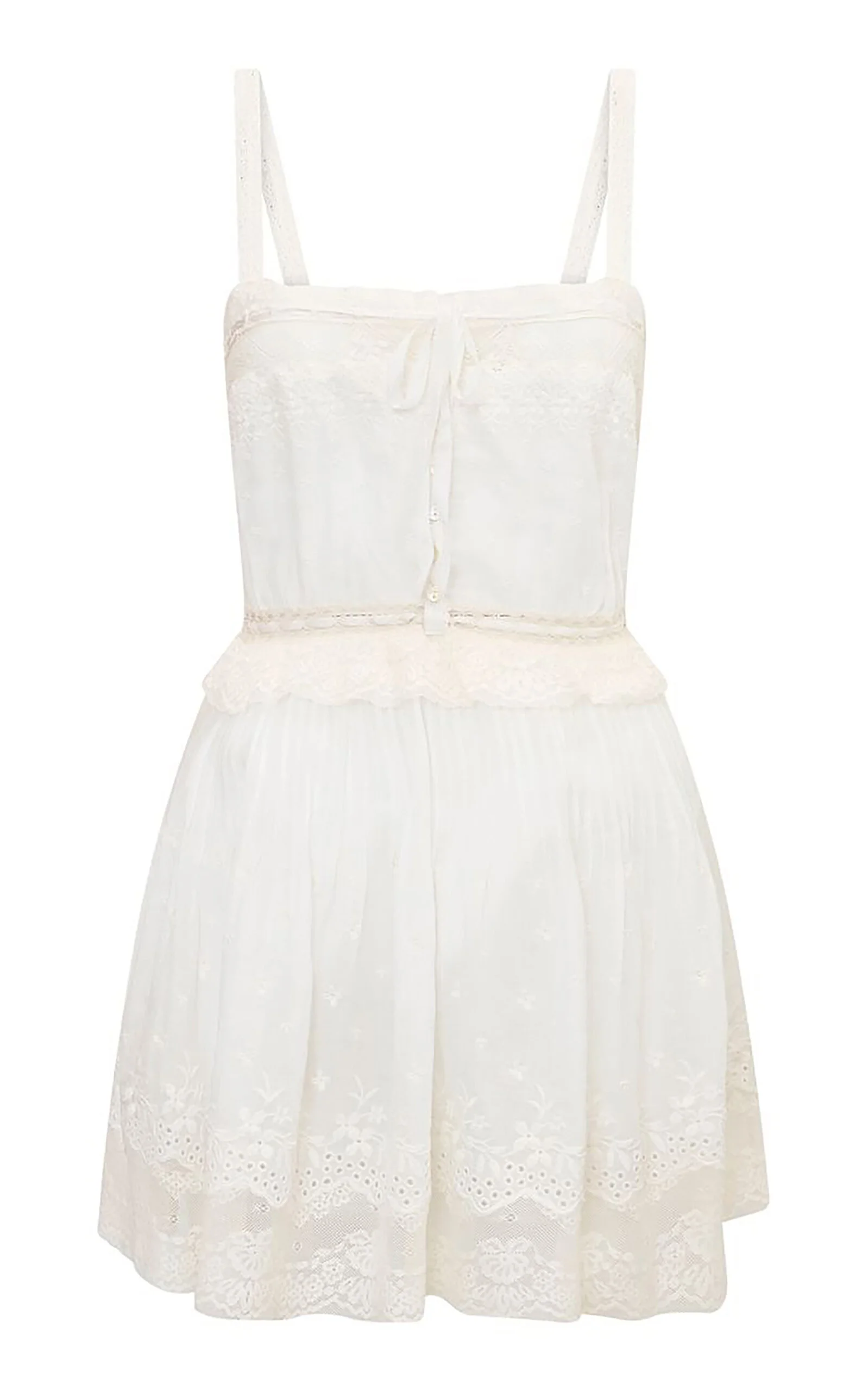 Hadlee Cotton Lace Dress white - 1