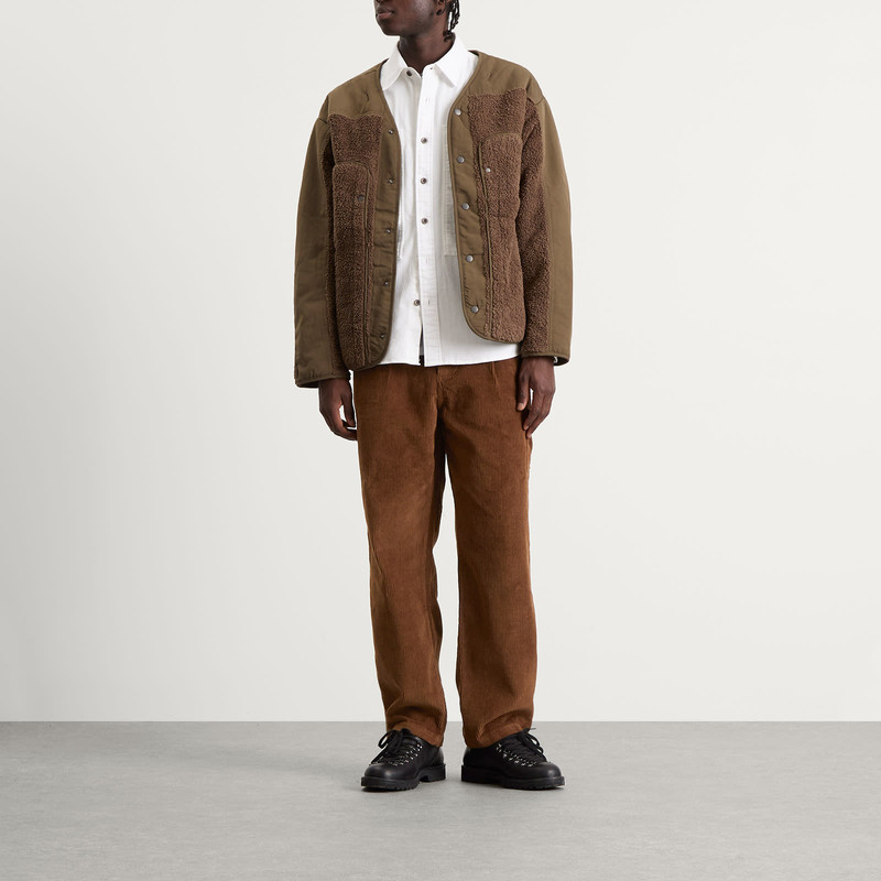 FrizmWORKS FrizmWORKS Corduroy Wide One Tuck Pants outlook